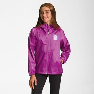 The North Face Girls' Zipline Rain Jacket Purple Flower
