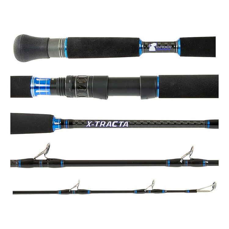 Samurai X-Tracta 6FT 30-60LB 1 Piece Overhead Medium Fast Rod Black