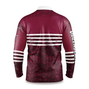 State of Origin 2023 Adult Sublimated Fishing Shirt Maroons State Of Origin Maroons