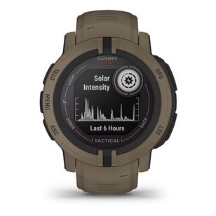 Garmin Instinct 2 Solar Tactical Rugged GPS Smartwatch Tan