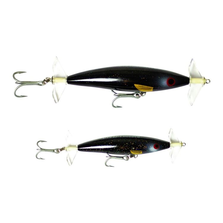 Raptor 85mm Fizz Bait Suspending Lure Black & Gold