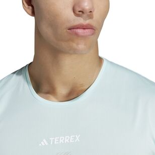 adidas Men's Terrex AGVC Run Tee Semi Aqua