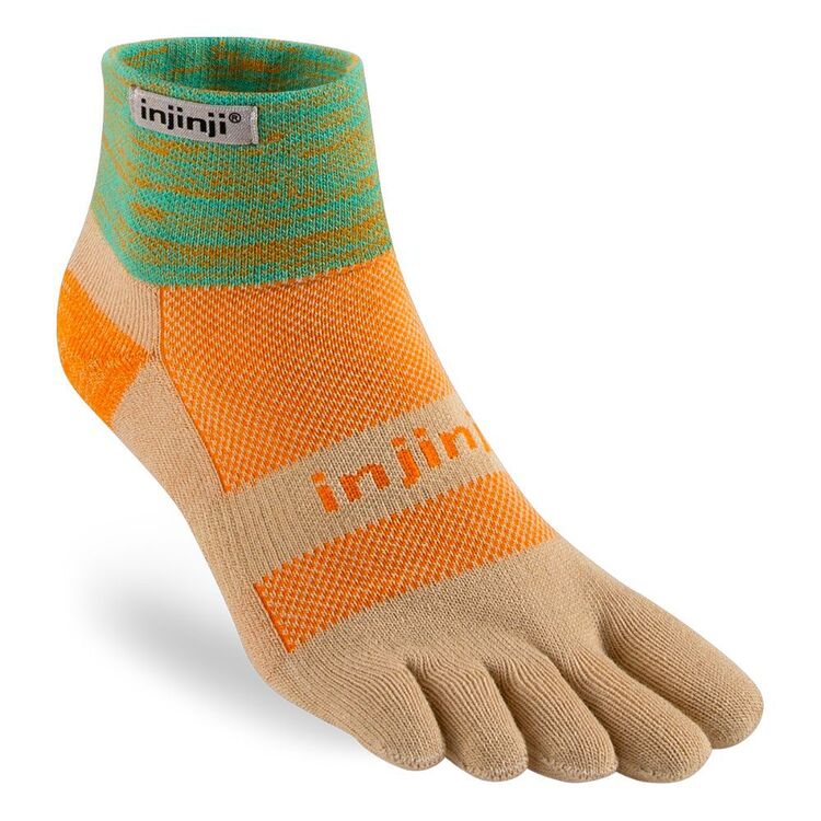 Chaussettes à doigts INJINJI Midweight Crew Outdoor Nuwool en laine Chaussettes à doigts INJINJI Midweight Crew Outdoor Nuwool en laine