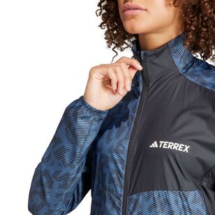 adidas Women's Trail Wind Jacket Wonder Steel/Black