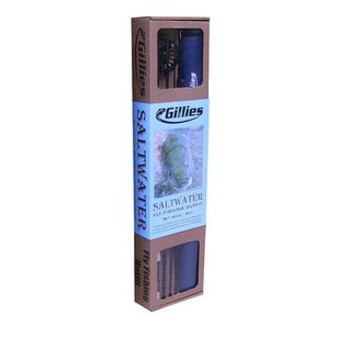 Gillies Saltwater Fly Combo 4 Piece Black 9Ft/8Wt