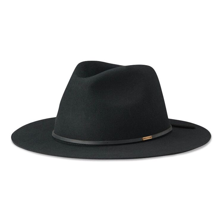 Brixton Men's Wesley Fedora Hat Black