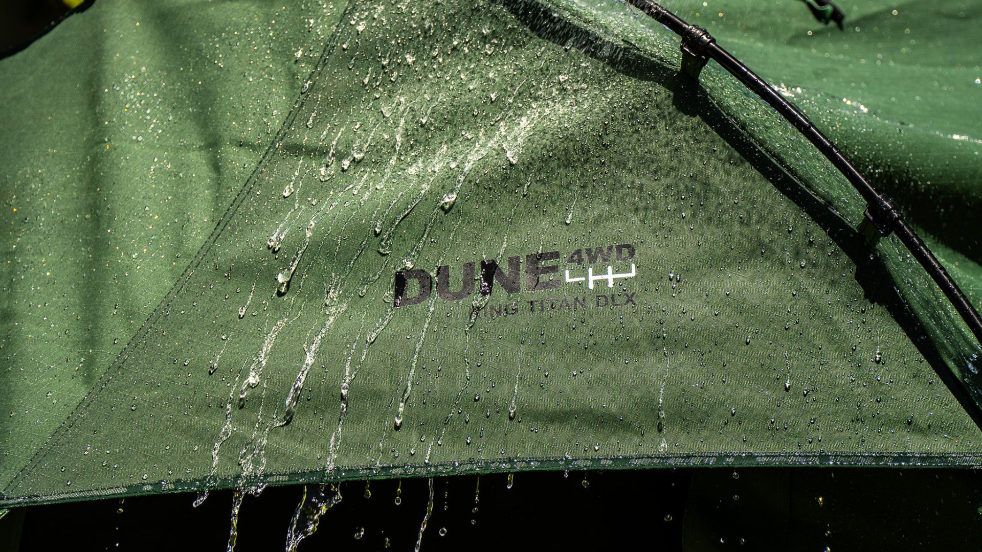 Inspect your Dune 4WD King Titan Deluxe Double Swag for full waterproofness