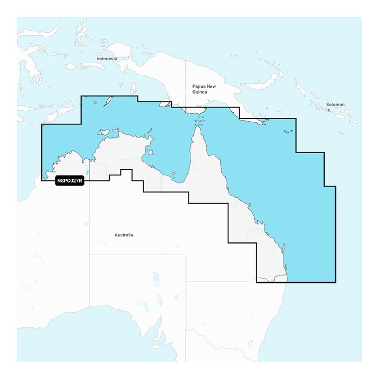 Garmin Navionics+ Marine Chart Northeast Australia