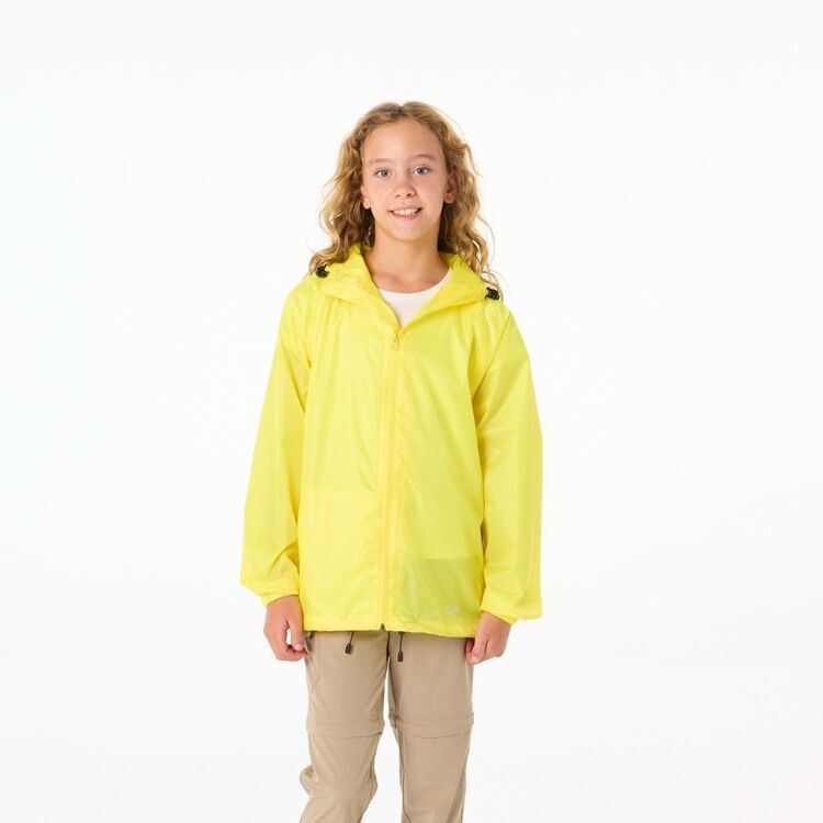 Cape Kids' Pack It Rain Jacket Yellow