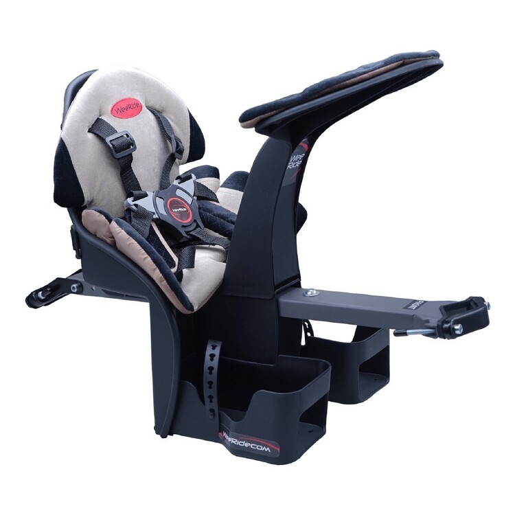 WeeRide Deluxe Child Bike Seat Black Brown1