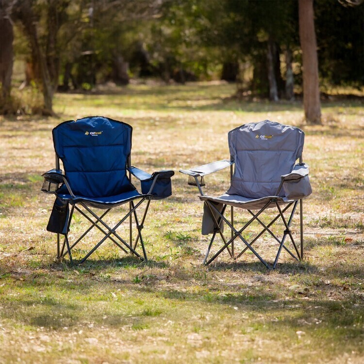 OZtrail Getaway Camping Chair Grey