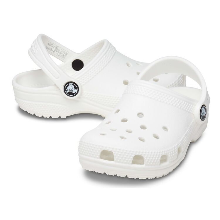 Crocs Kids' Classic Clogs White J3