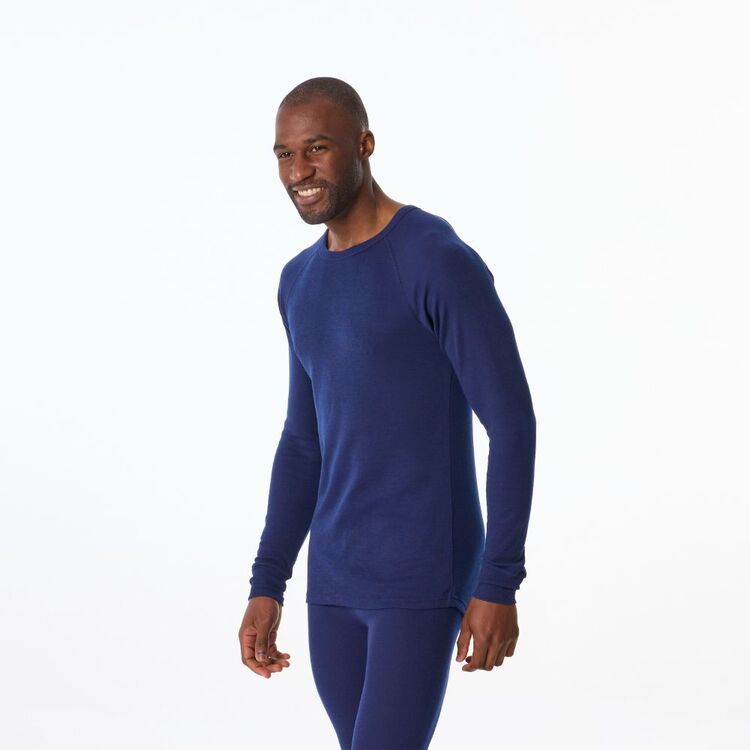 Large Poly Pro Top Mountain Designs Adults' Unisex Polypro Long Sleeve Thermal Top Navy ...