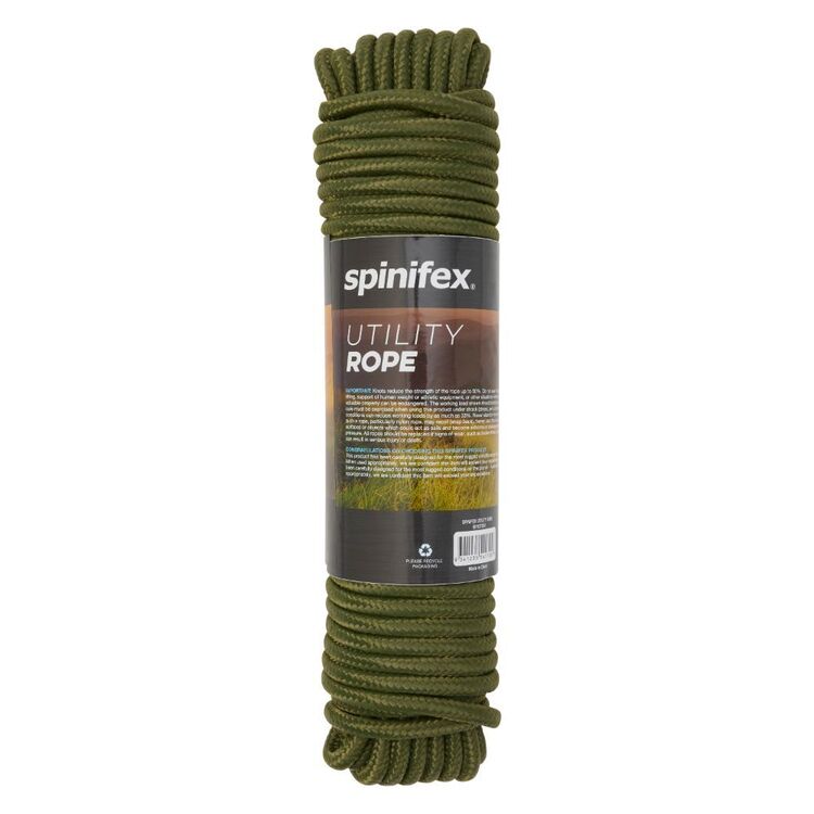 Spinifex Utility Rope Army Green 9 mm x 25 m