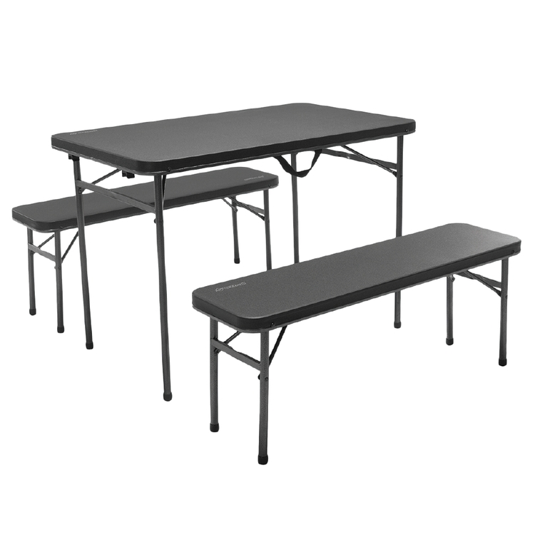 Oztrail Ironside Picnic Table Set Charcoal1