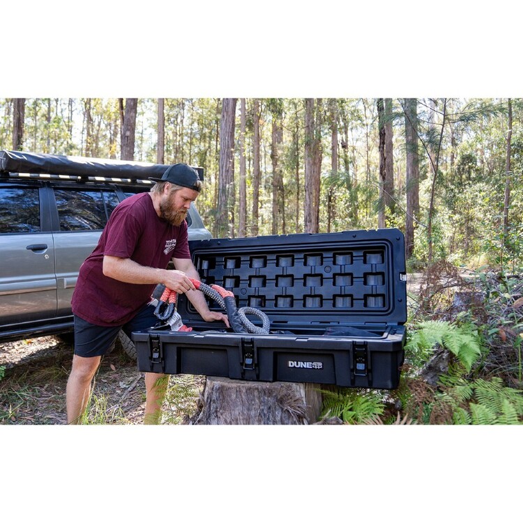 4wd Storage Containers Dune 4WD 95L Storage Box Black | Anaconda