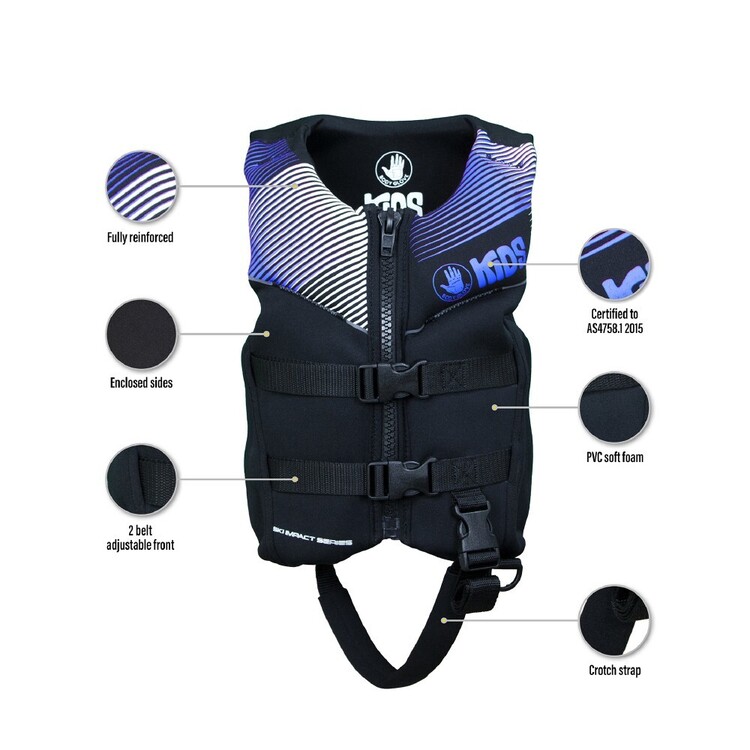 Body Glove Child L50S Neoprene PFD Blue