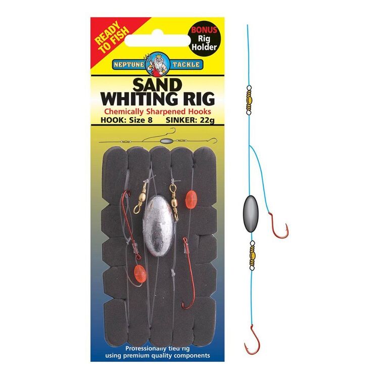 Neptune Tackle Chemically Sharpened Sand Whiting Rig Silver