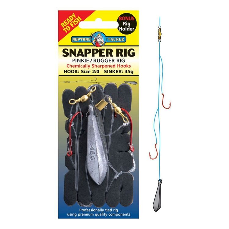 Neptune Tackle Chemically Sharpened Rugger Snapper Rig Silver