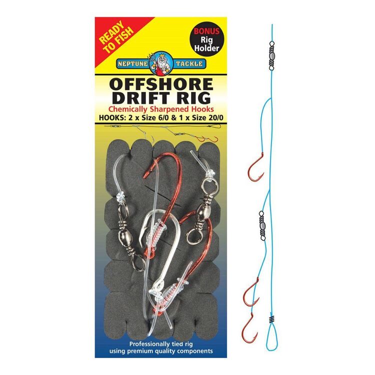 Neptune Tackle Offshore Drift Rig Silver
