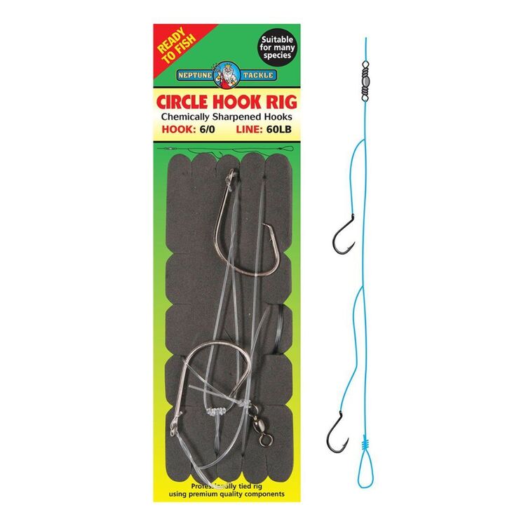 Neptune Tackle Circle Hook Rig Silver | Anaconda