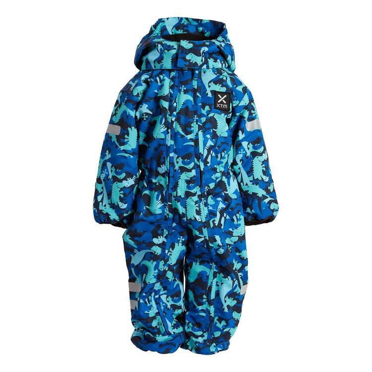 XTM Kids' Kioko II Snow Suit Blue Dino