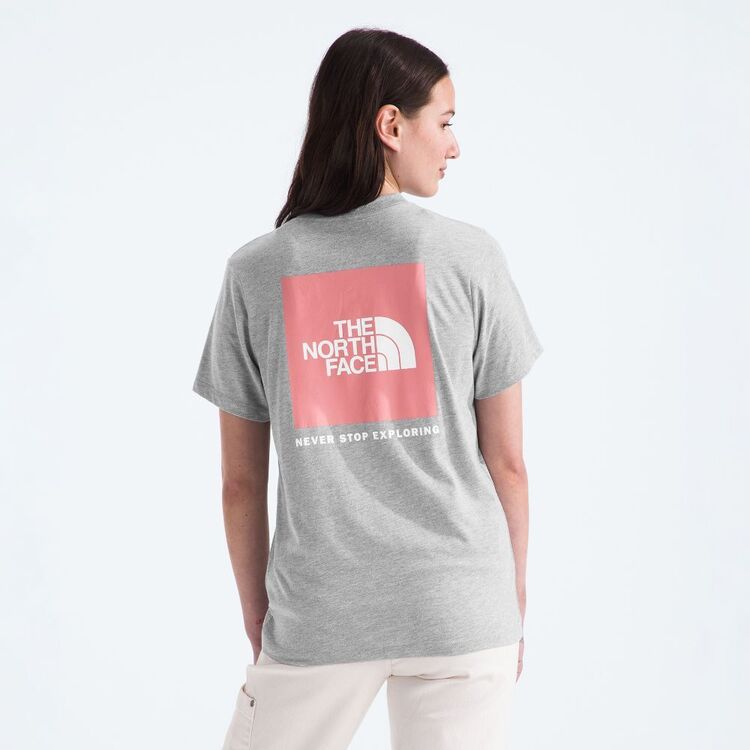 The North Face Women's Box NSE Short Sleeve Tee Light Grey