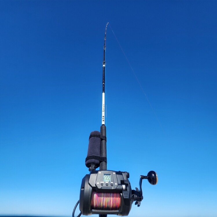 Mapheox Drone Rig Mapheox Nimbus 2 Piece 12ft PE6-8 Overhead Surf Rod Carbon | Anaconda