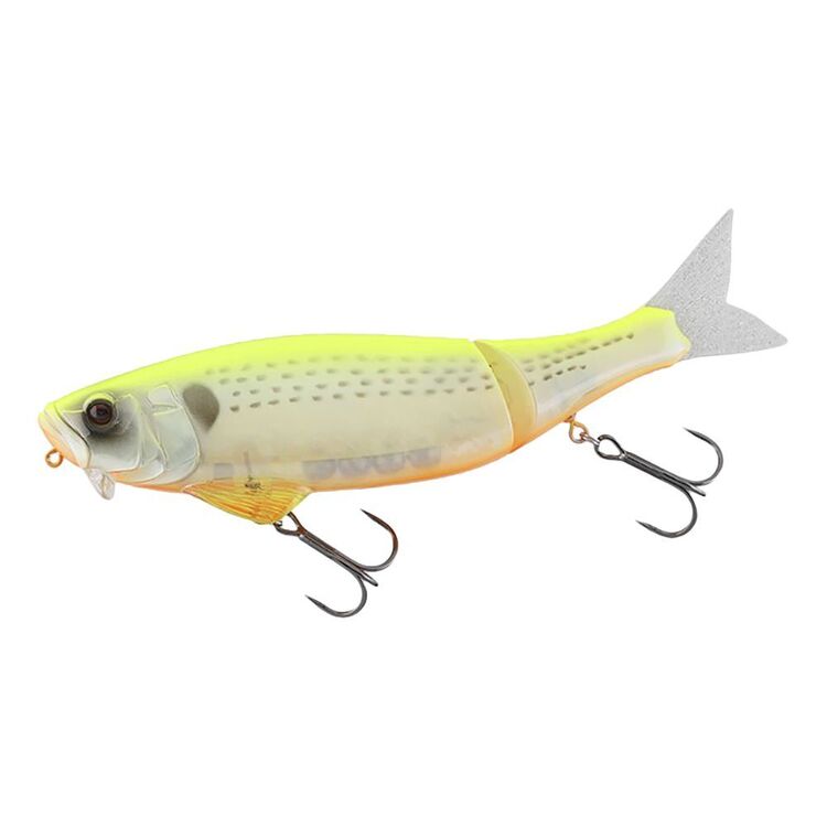 Billy Baits Master Hooker Lure - 5.5 Inch Pearl/Chartreuse/Green Firetip, Concave Head With Rattles For Trolling