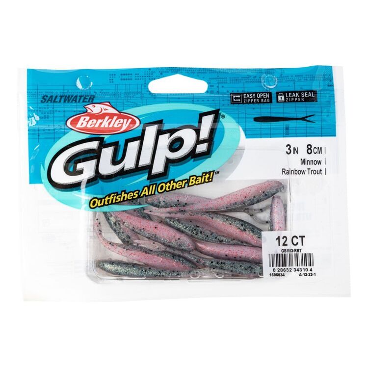 Berkley Gulp Minnow 3 inch Rainbow Trout