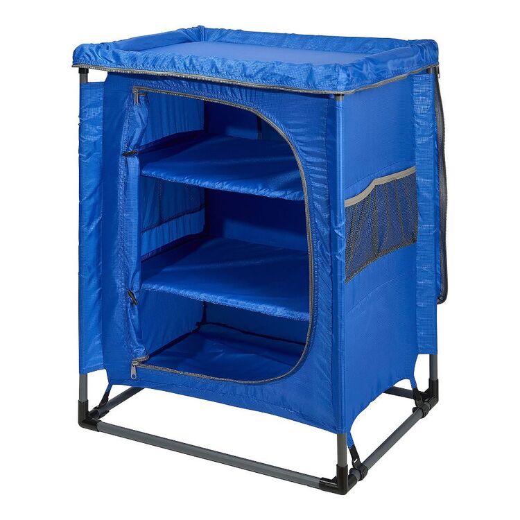 Spinifex Deluxe Shelf Camp Cupboard Blue - Main Image