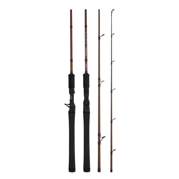 Shimano Raider Travel River 6ft 4in Baitcaster Rod Black