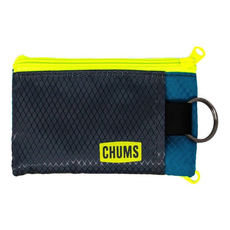 Chums Surfshorts Wallet Dark Grey & Neon