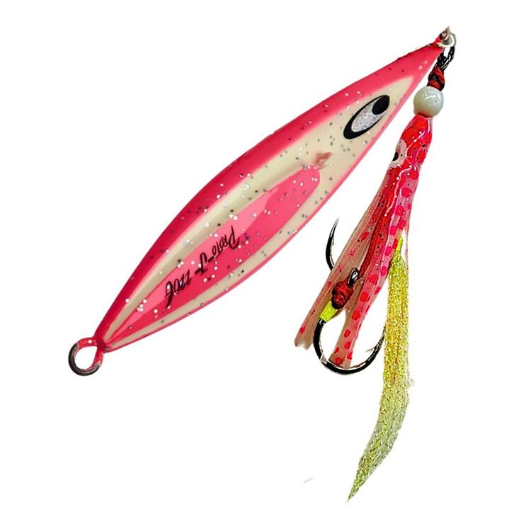 Snapbait Proto-J Rigged Jig 60g Pink Glow
