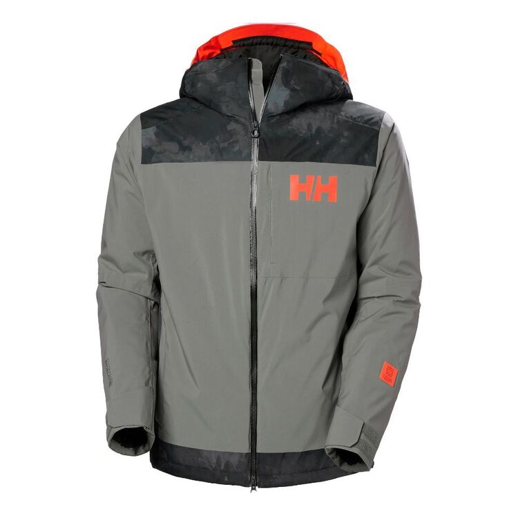 Helly Hansen Men's Powdreamer Snow Jacket Concrete