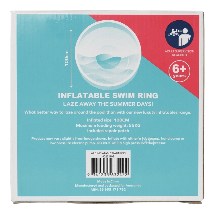 We Love Summer Swim Ring Pool Float Clear