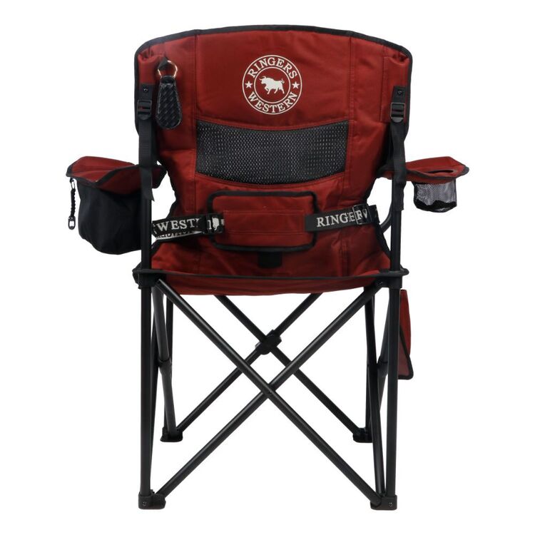 Chair S Ringer Ringers Western Statesman Deluxe Camping Chair Red & Black | Anaconda