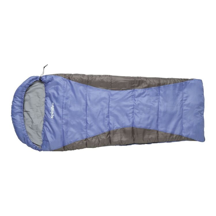 Spinifex Darling Hooded Kids 0° Sleeping Bag Purple & Grey