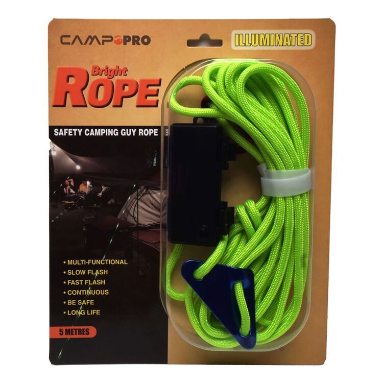 Bright Light up 5M rope Green