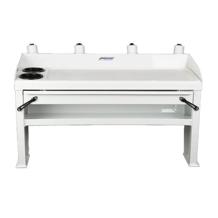 Bait Board Snapper Racks Prowave Aluminium Bait Board with Drawer and Shelf 700mm | Anaconda