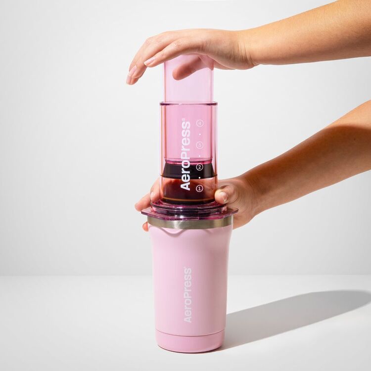 Pink Maker Aeropress Go Plus Travel Coffee Maker Pink | Anaconda