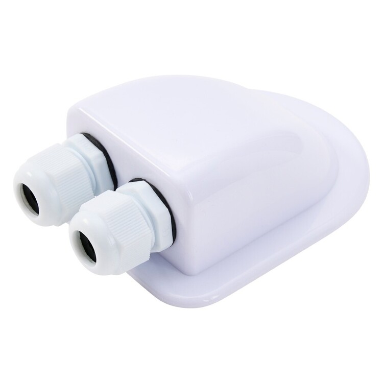 Dune Cable Entry Module for Roof / Side Entry White