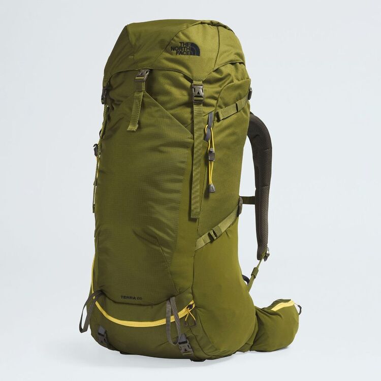 The North Face Terra Hike Pack 65L Forest Olive Taupe Green