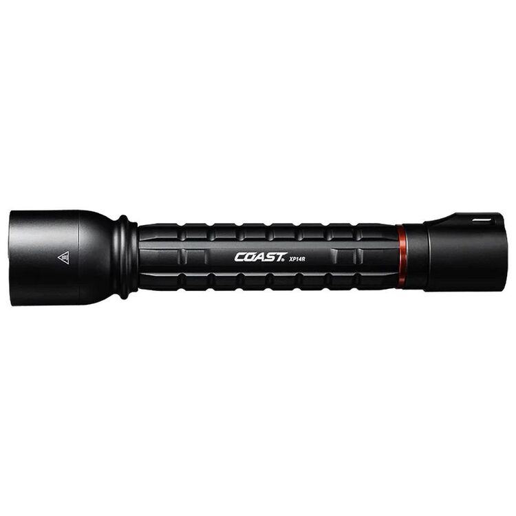 coast rechargeable led flashlight backpacking XT7R 1500 Lumen with Magnetic Mount, Slide Focus, and Pocket Clip, Black This twin pack is ideal for campers Coast KL50R Rechargeable Flashlight Black