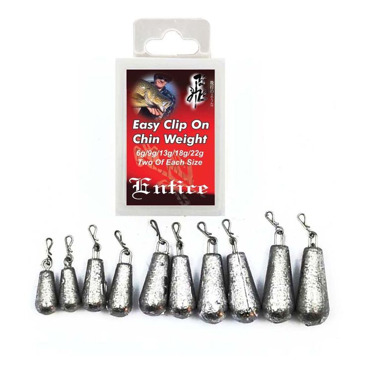 entice fishing lures ENS ENTOSHI CASTING METAL 60G LURE and shrimps Entice Ezy Clip On Chin