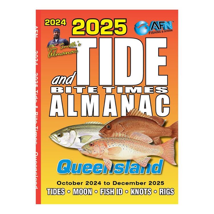 2025 QLD Tide And Bite Times Almanac Tide Times 2025 Qld Coast