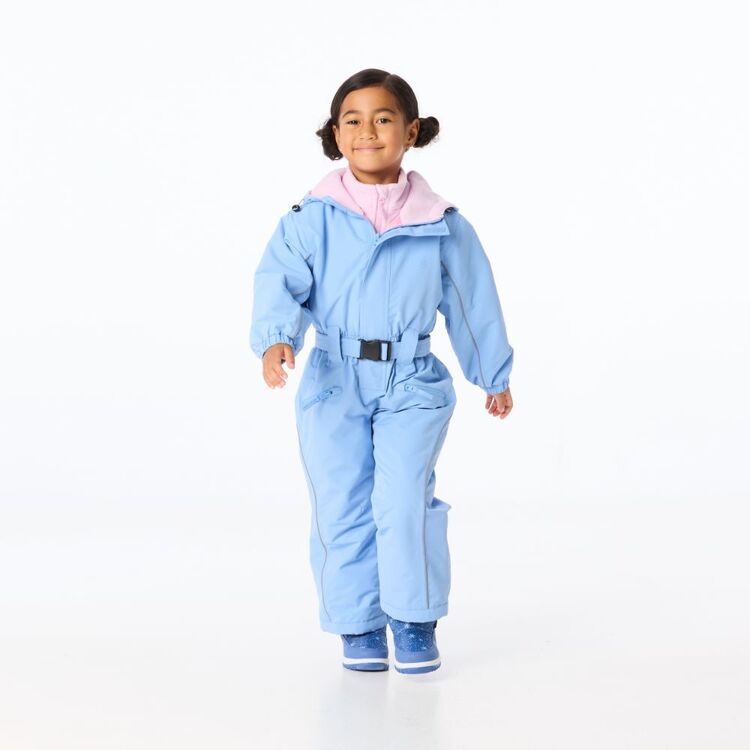 37 Degrees South Kids Solstice Snow Jacket Bel Air Blue Pink Nectar