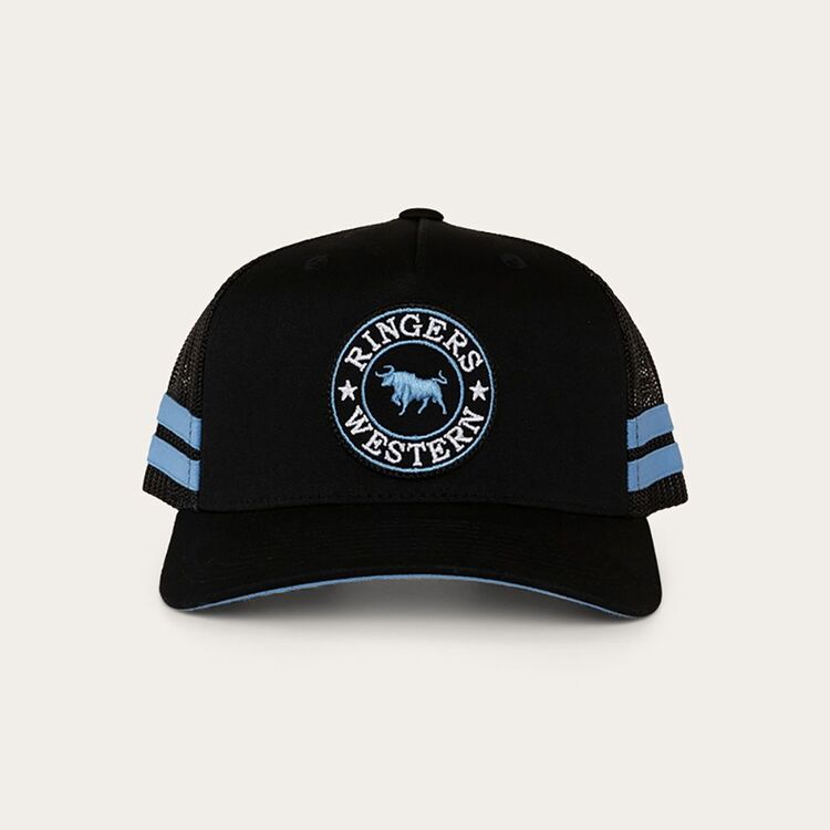 Ringers Western Kids McCoy Trucker Cap Black Blue One Size