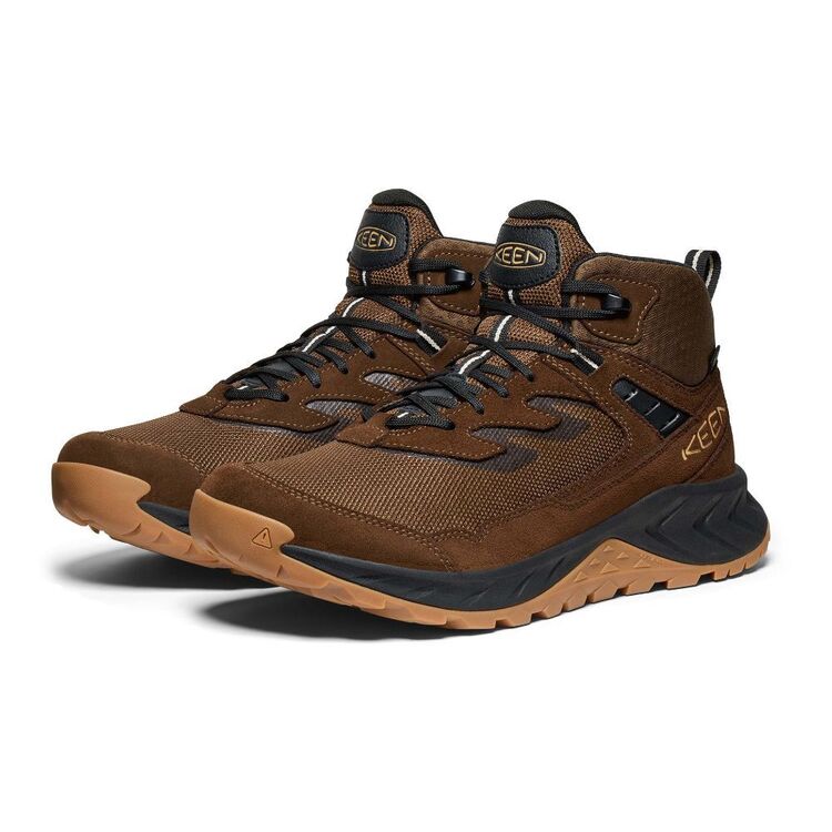 Keen Men's Hightrail Waterproof Mid Hiker Dark Earth Oak Buff