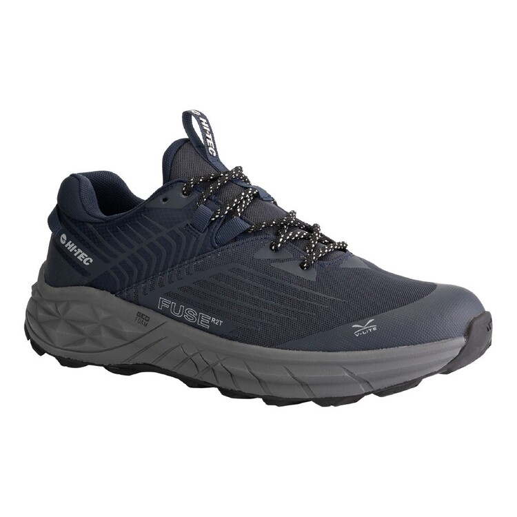 Hi-Tec Men's Geo Fuse Waterproof Low Hiker Navy Grey